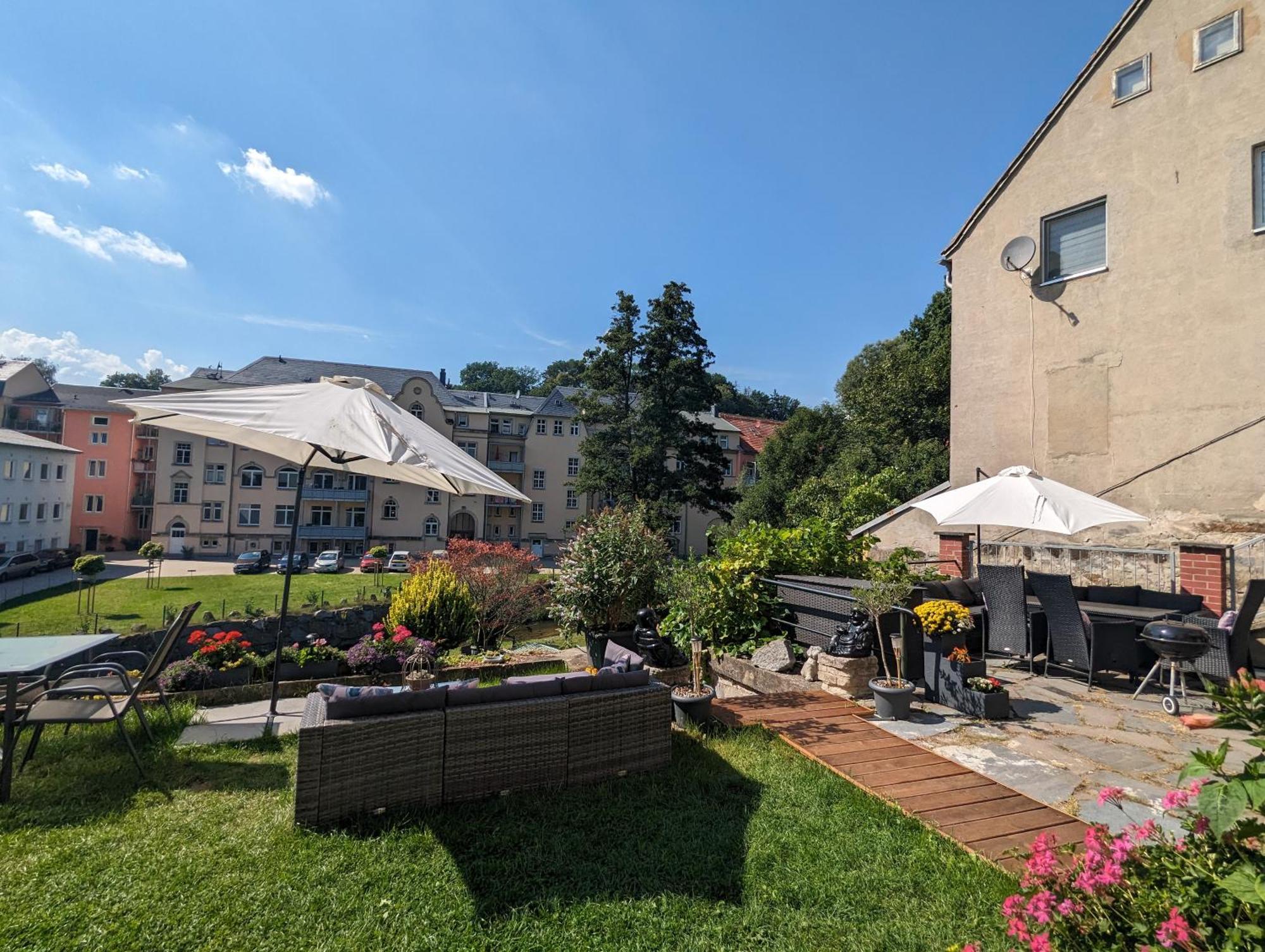 Hw4B - Urlaubsmagie - Zentral Mit Gemeinschaftsgarten, -Pool, -Sauna & Whirlpool Sebnitz Bagian luar foto