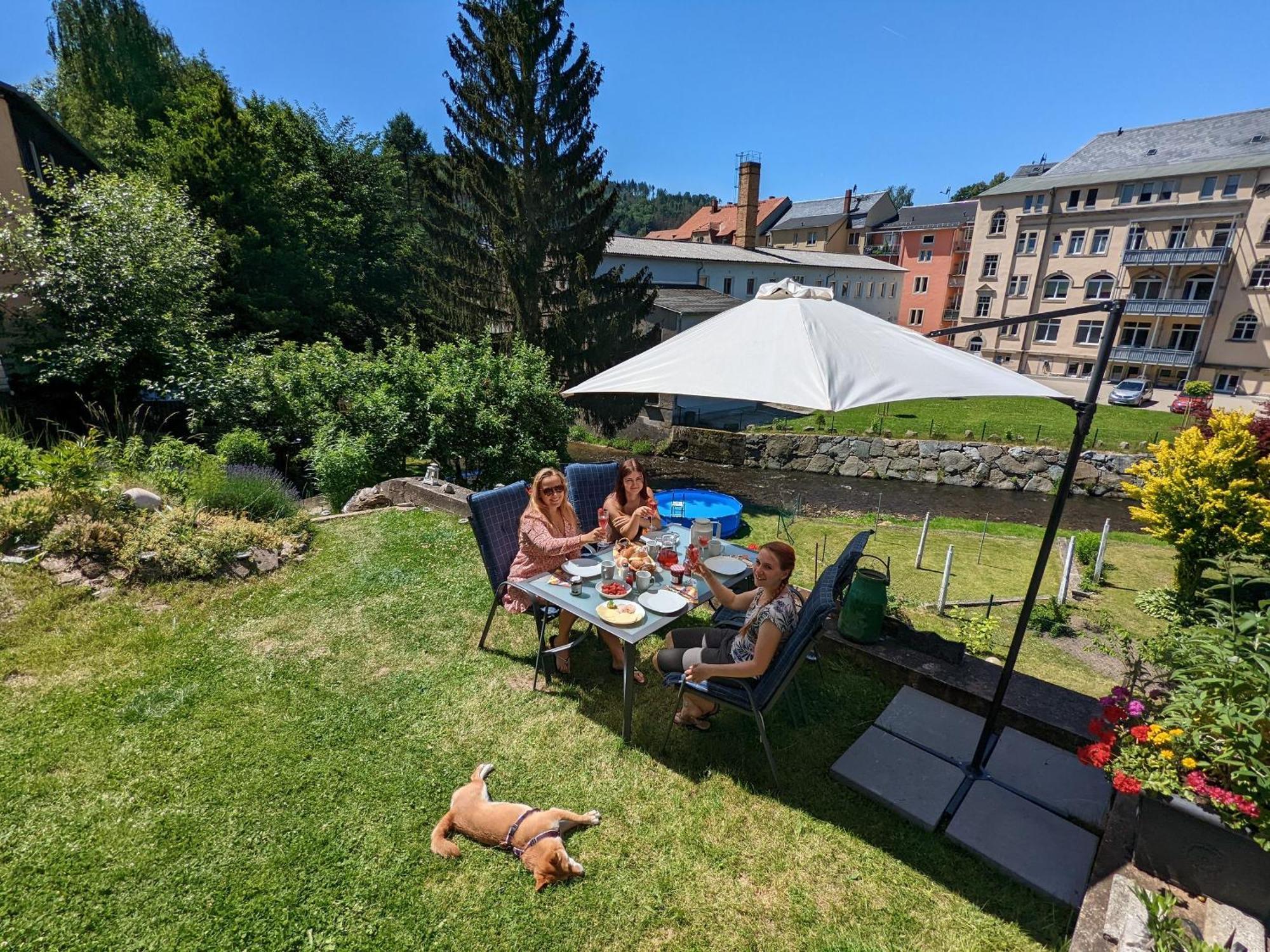 Hw4B - Urlaubsmagie - Zentral Mit Gemeinschaftsgarten, -Pool, -Sauna & Whirlpool Sebnitz Bagian luar foto